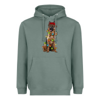 Sage christmas german shepherd Heavyweight Hoodie - RanaPortraitStore