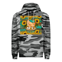 Slate Camo western farm chicken coop animals sunflowers leopard turquoise wooden Premium Hoodie - Artiststas