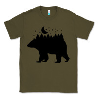 Army Green bear Classic Tee - Unal Design