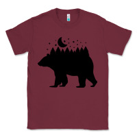 Burgundy bear Classic Tee - Unal Design