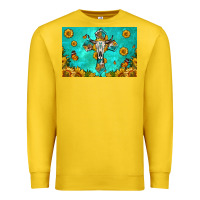 Lemon bull skull cross skinny metal can holder Premium Sweatshirt - HRA Design Shop