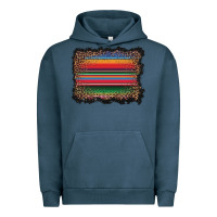 Pigment Midnight Navy serape background Urban Hoodie - BarkalooDesign