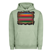 Pigment Oil Green serape background Urban Hoodie - BarkalooDesign