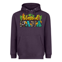 Plum blessed nana Heavyweight Hoodie - Zillion Design Studio