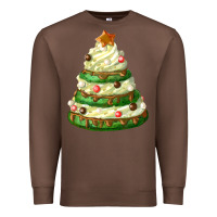 Chestnut white christmas cookie cake Premium Sweatshirt - FaDigitalArtStudio