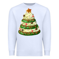 White white christmas cookie cake Premium Sweatshirt - FaDigitalArtStudio