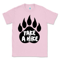 Bubblegum Pink take a hike Classic Tee - Unal Design