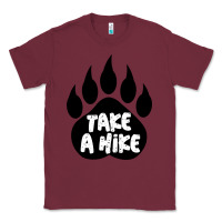 Burgundy take a hike Classic Tee - Unal Design