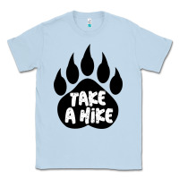 Dusty Blue take a hike Classic Tee - Unal Design