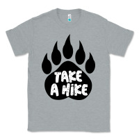 Heather Grey take a hike Classic Tee - Unal Design