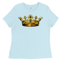 Baby Blue crown Ladies Tee - BarkalooDesign