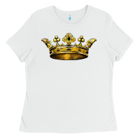 White crown Ladies Tee - BarkalooDesign