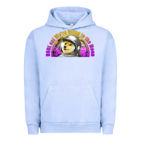 Pigment Grape Ice doge coin hodl on we're going to the moon retro sunset Urban Hoodie - Jasminsmagicworld