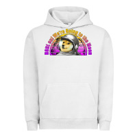 Doge Coin Hodl On We're Going To The Moon Retro Sunset Urban Hoodie | Teevron