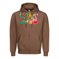 Chestnut float drink tan repeat Zipper Hoodie - RanaPortraitStore