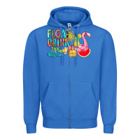 True Royal float drink tan repeat Zipper Hoodie - RanaPortraitStore