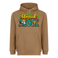 Toasted Coconut blessed mom Heavyweight Hoodie - Zillion Design Studio