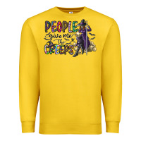 Lemon people give me the creeps Premium Sweatshirt - CowhideDigitalArt