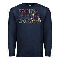 Navy people give me the creeps Premium Sweatshirt - CowhideDigitalArt