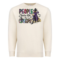 Sandshell people give me the creeps Premium Sweatshirt - CowhideDigitalArt