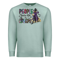 Seafoam people give me the creeps Premium Sweatshirt - CowhideDigitalArt