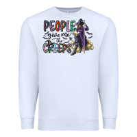 White people give me the creeps Premium Sweatshirt - CowhideDigitalArt