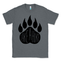 Charcoal Heather take a hike Classic Tee - Unal Design