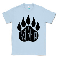 Dusty Blue take a hike Classic Tee - Unal Design