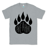 Heather Grey take a hike Classic Tee - Unal Design