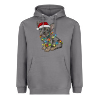 Storm christmas french bulldog Heavyweight Hoodie - RanaPortraitStore