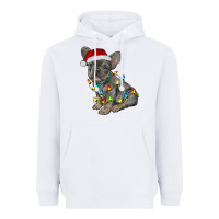 Christmas French Bulldog Heavyweight Hoodie | Teevron