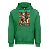 Emerald western pig garden Urban Hoodie - LillyAllenDesigns