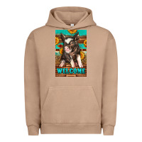 Pigment Burro western pig garden Urban Hoodie - LillyAllenDesigns