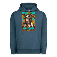 Pigment Midnight Navy western pig garden Urban Hoodie - LillyAllenDesigns