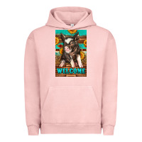 Pigment Salmon western pig garden Urban Hoodie - LillyAllenDesigns