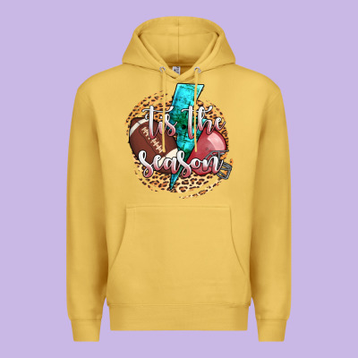 Tis The Season Football Helmet Premium Hoodie Designed By Adodesignshop