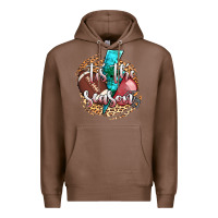 Chestnut tis the season football helmet Premium Hoodie - AdoDesignShop