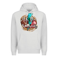 Dove Grey tis the season football helmet Premium Hoodie - AdoDesignShop