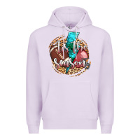 Lilac tis the season football helmet Premium Hoodie - AdoDesignShop