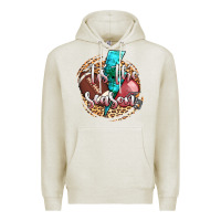 Oatmeal Heather tis the season football helmet Premium Hoodie - AdoDesignShop