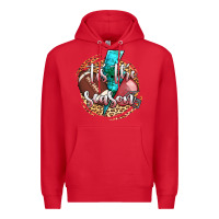 Red tis the season football helmet Premium Hoodie - AdoDesignShop