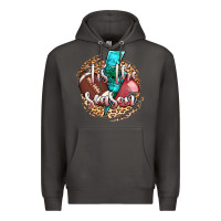 Smoke tis the season football helmet Premium Hoodie - AdoDesignShop