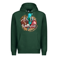 Sports Green tis the season football helmet Premium Hoodie - AdoDesignShop