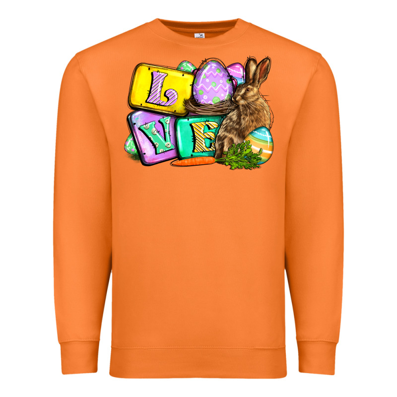 Love Easter Day Premium Sweatshirt by CowGirlArtShop | Teevron