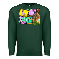 Sports Green Love Easter Day Premium Sweatshirt - CowGirlArtShop
