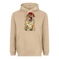 Mushroom christmas bulldog Heavyweight Hoodie - RanaPortraitStore