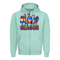 Seafoam tis' the season Zipper Hoodie - RanaPortraitStore