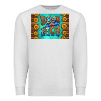 Oatmeal Heather boom bitch get out the way skinny metal can holder Premium Sweatshirt - HRA Design Shop