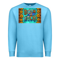 Ocean Blue boom bitch get out the way skinny metal can holder Premium Sweatshirt - HRA Design Shop