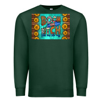 Sports Green boom bitch get out the way skinny metal can holder Premium Sweatshirt - HRA Design Shop